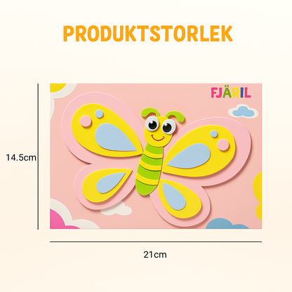 Kreativ 3D-Pyssel™ – Skala, klistra, bygg