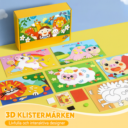 Kreativ 3D-Pyssel™ – Skala, klistra, bygg