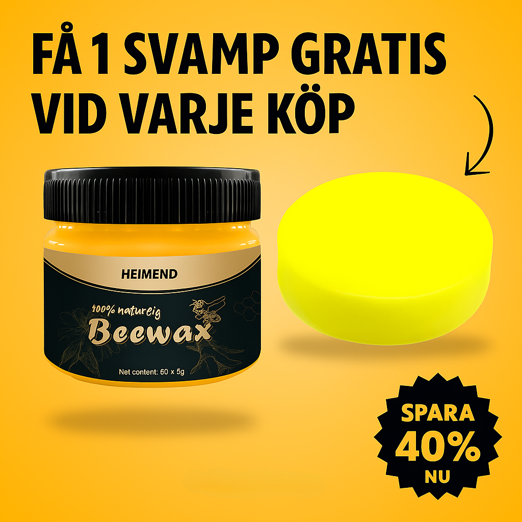 BeewaxGleam™ – Återställ träets lyster på minuter