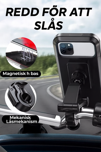 Universellt vattentätt telefonfäste för cykel och motorcykel