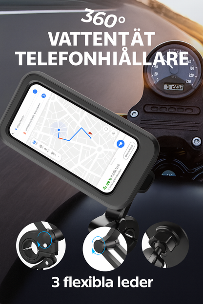 Universellt vattentätt telefonfäste för cykel och motorcykel
