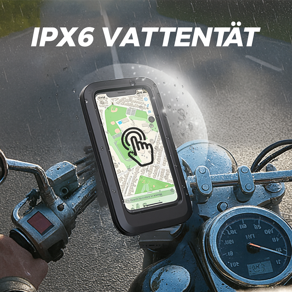 Universellt vattentätt telefonfäste för cykel och motorcykel
