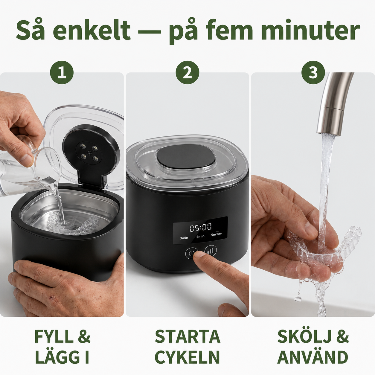 ClearSmile – Trådlös och skonsam hygien