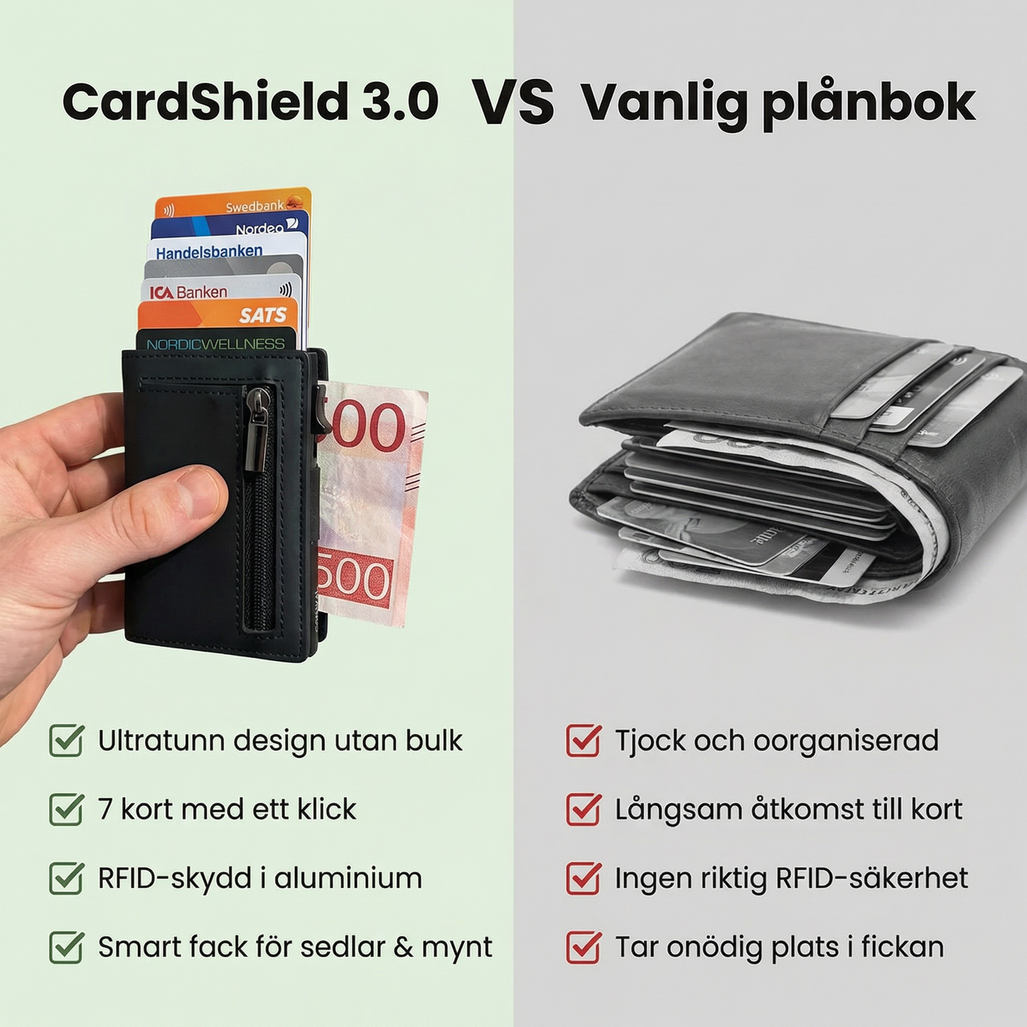 CardShield 3.0 – Rätt kort på en sekund