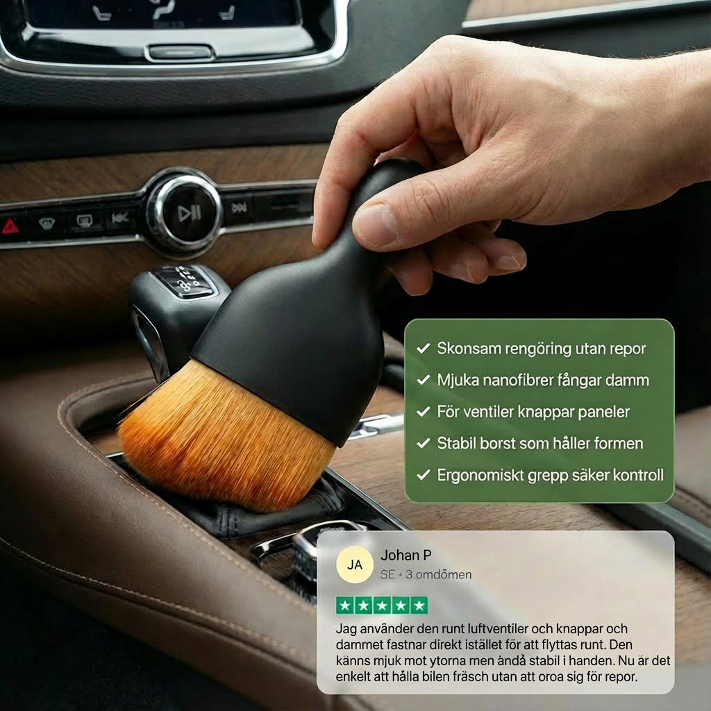 DetailPro – Fångar dammet i bilens minsta springor