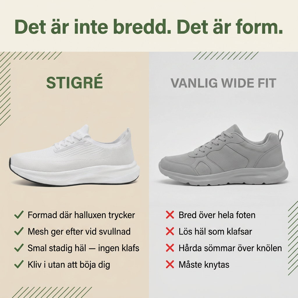 Stigré – Handsfree-påtagning
