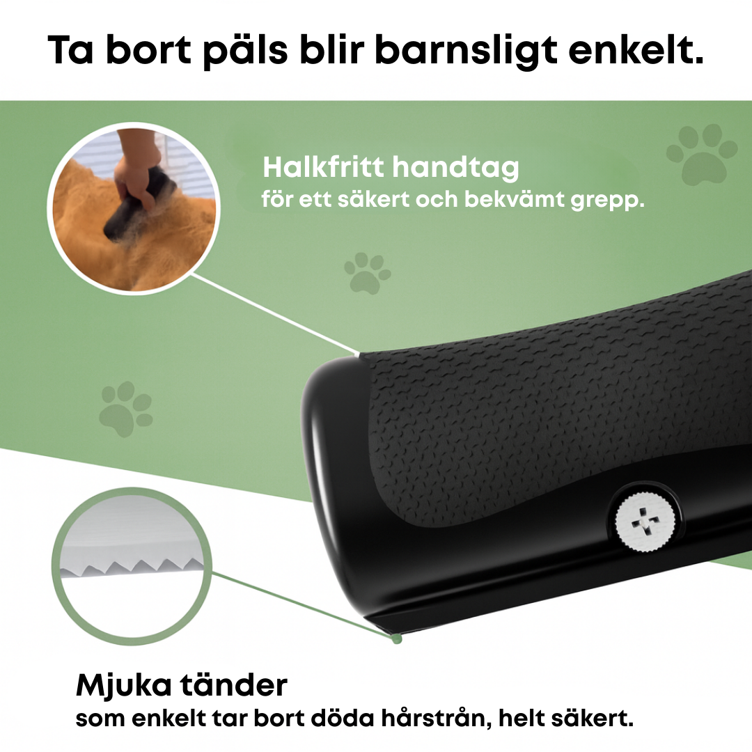 Hundborsten som fungerar™ – Skonsam vård, mindre fällning