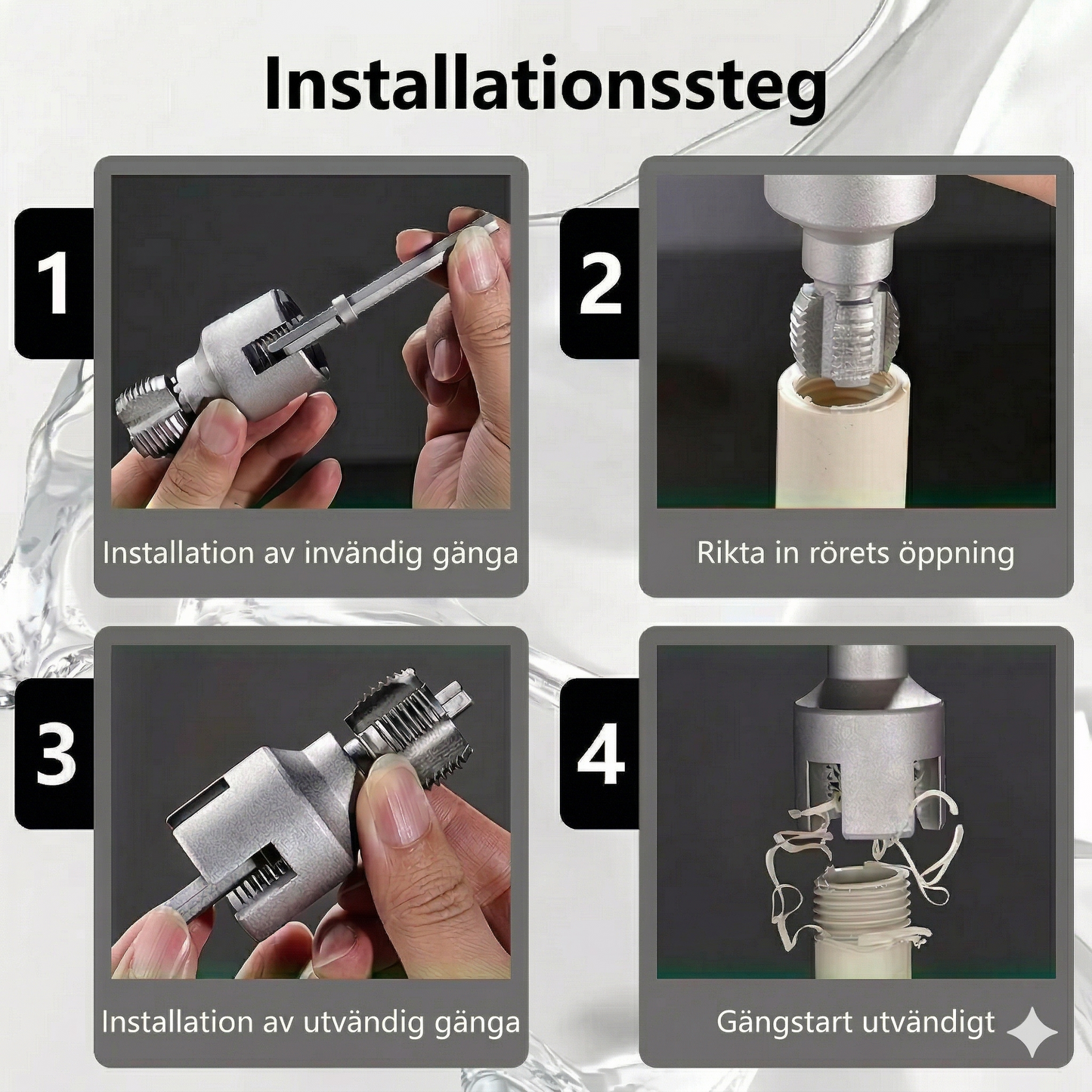 ProGänga™ – Robust gängverktyg i härdat kolstål
