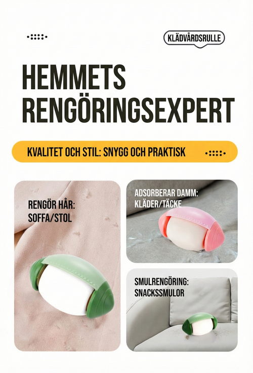 EcoRoll™ – Tvättbar luddrulle med extrem vidhäftning