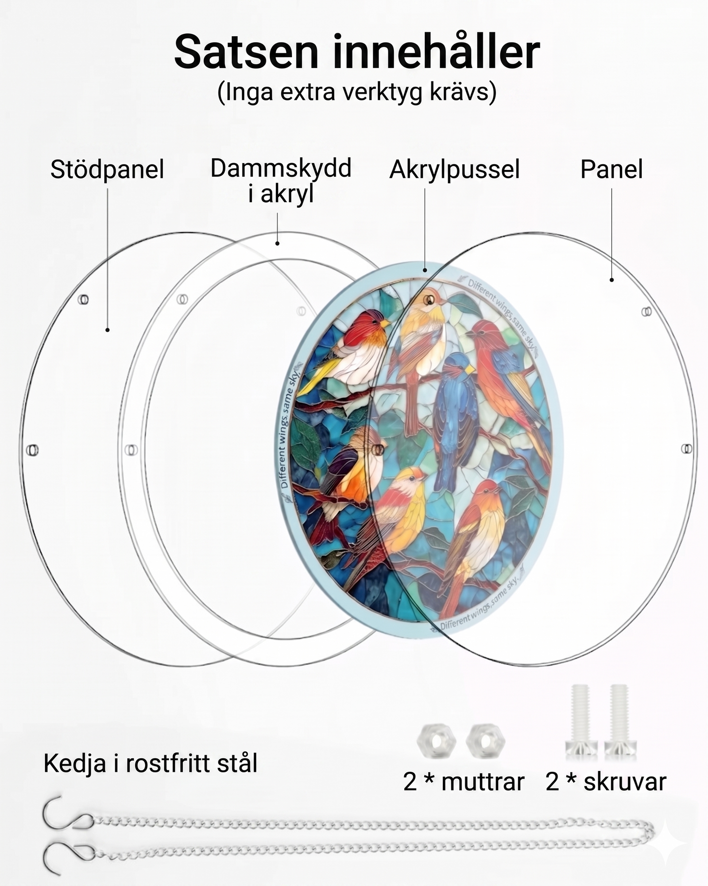 SolFågel – Magisk regnbågseffekt