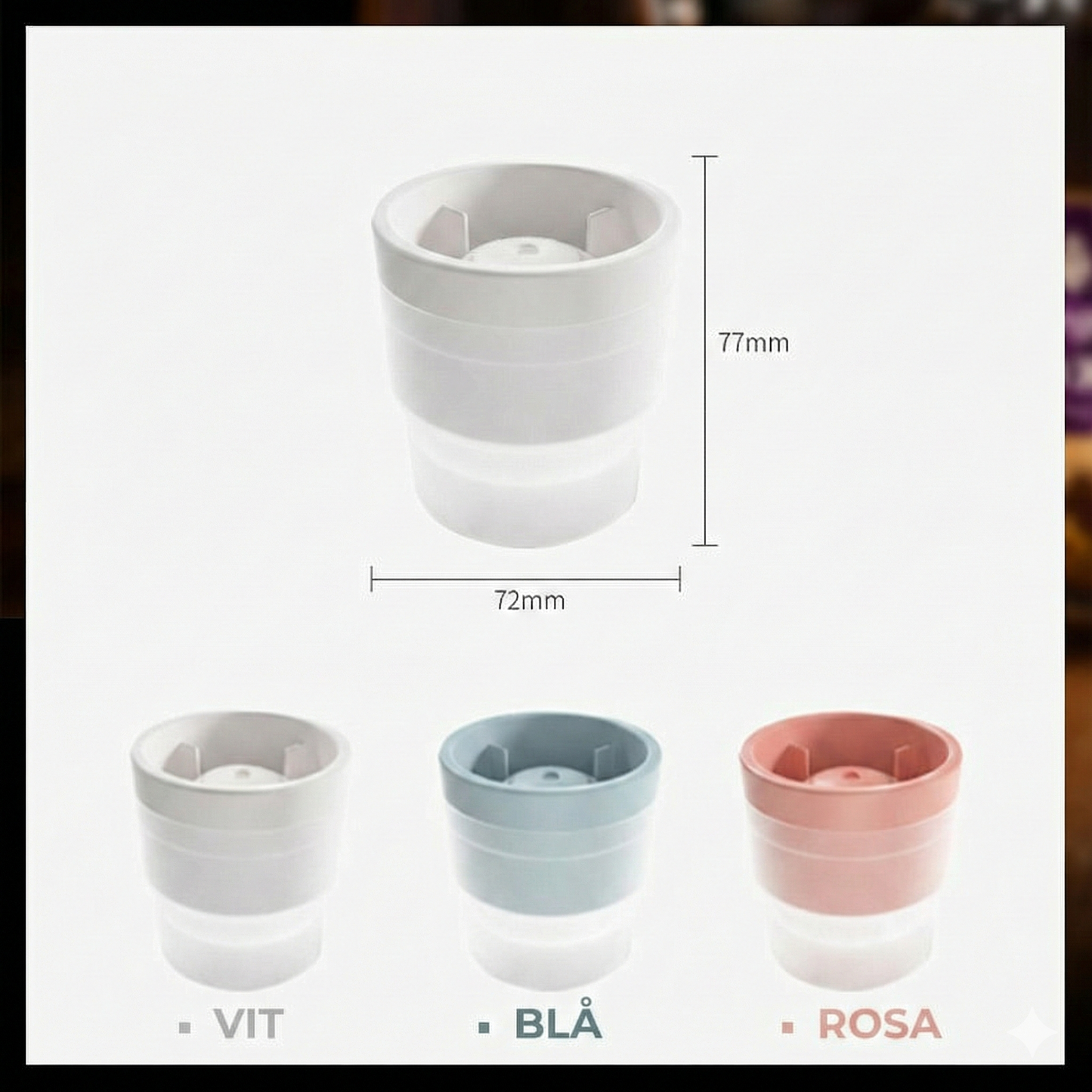 WhiskySphere™ – 6 cm isboll för den ultimata drinken