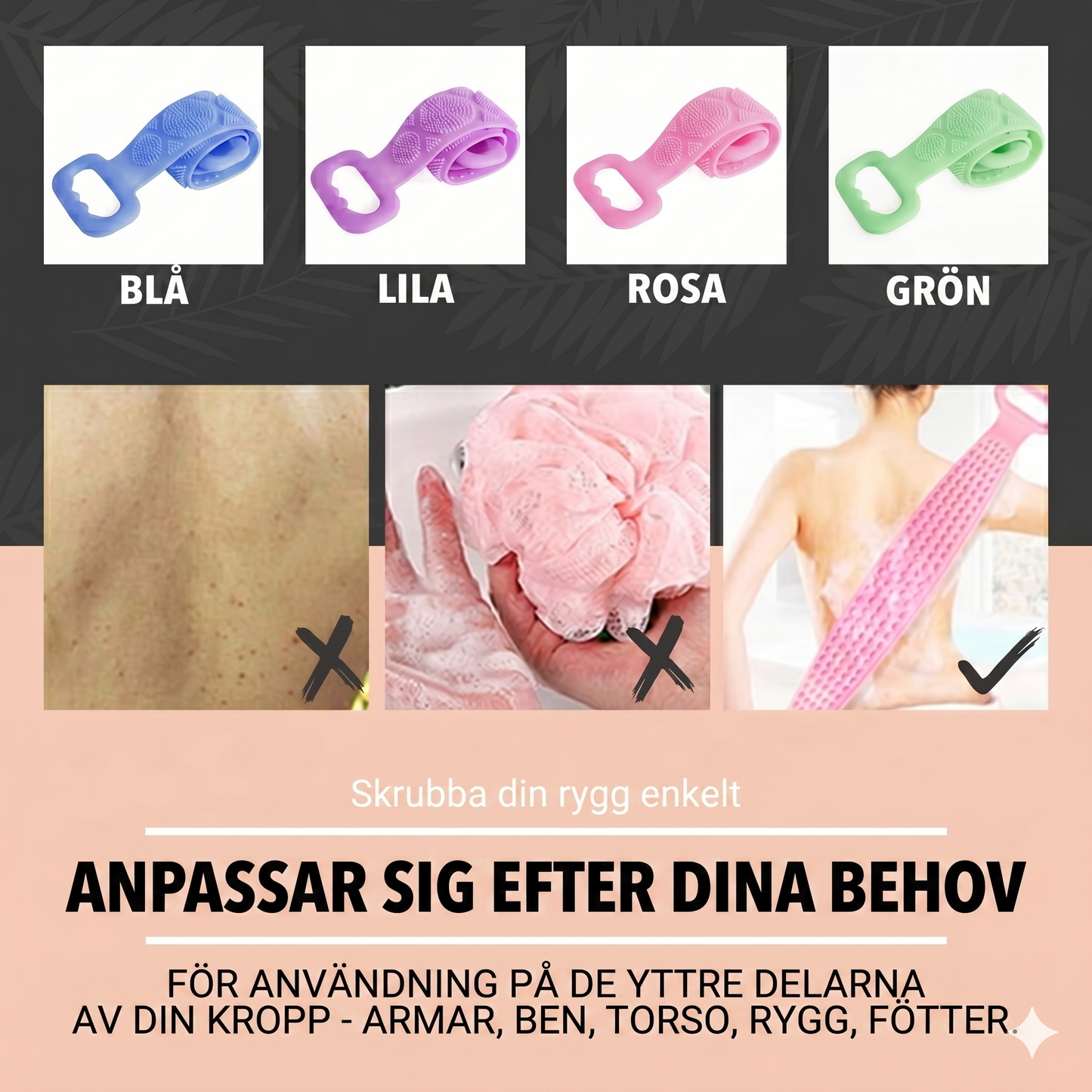 FlexiSkrubb – Nå hela ryggen enkelt