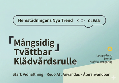 EcoRoll™ – Tvättbar luddrulle med extrem vidhäftning