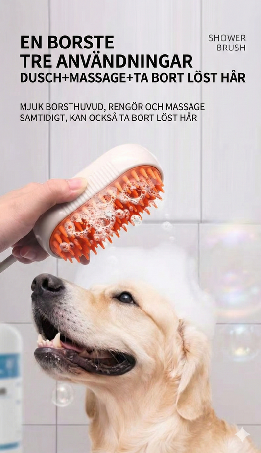 SteamSpa™ – 3-i-1 ångborste mot flygande hår