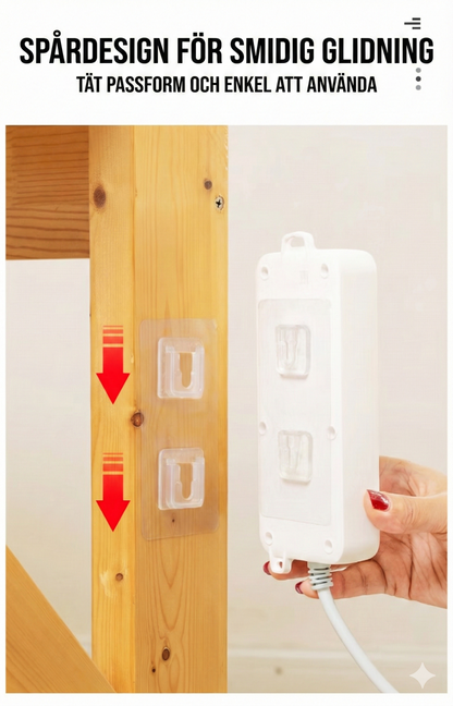 SmartSlide™ – Fäst grenuttag och teknik utan hål
