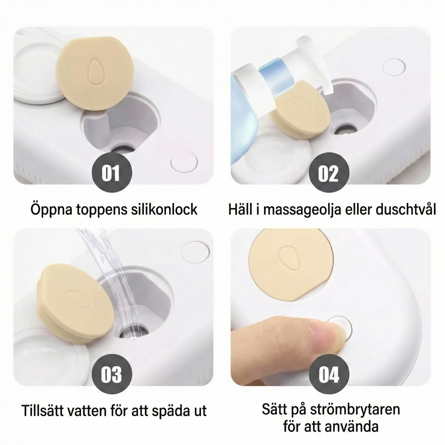SteamSpa™ – 3-i-1 ångborste mot flygande hår