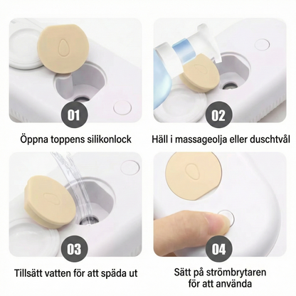 SteamSpa™ – 3-i-1 ångborste mot flygande hår