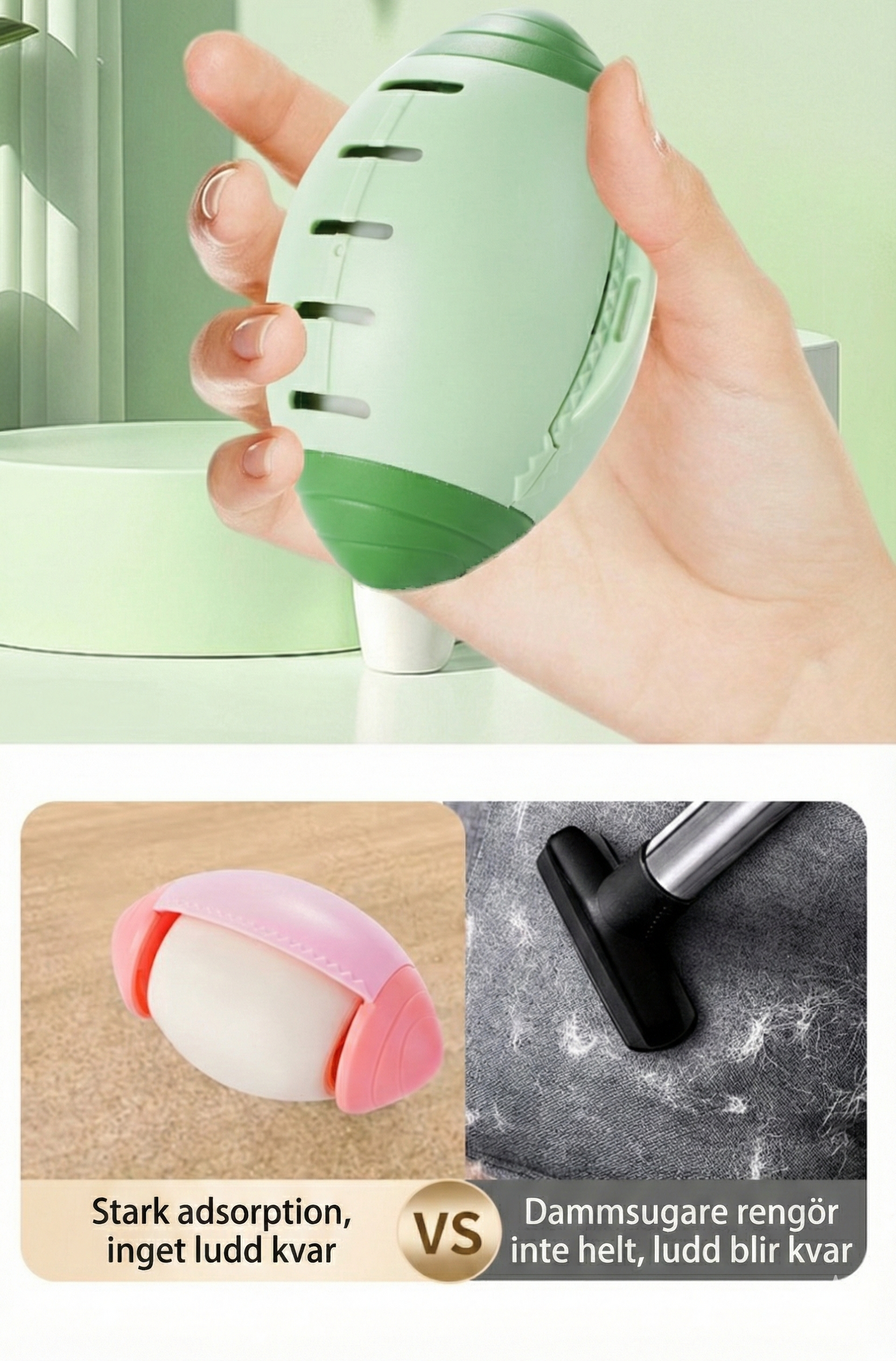 EcoRoll™ – Tvättbar luddrulle med extrem vidhäftning