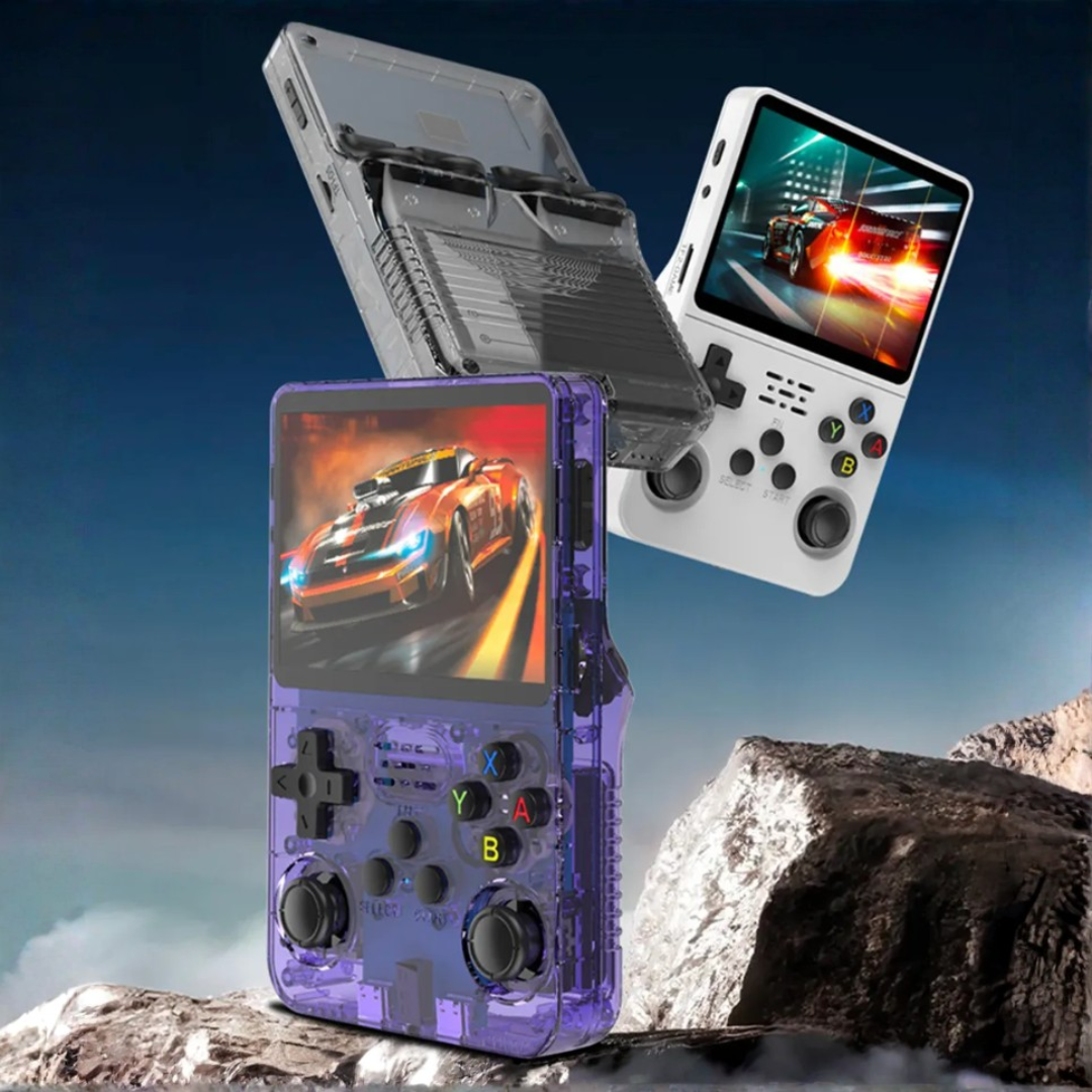 Retro spelkonsol - med 500–40 000 inbyggda klassiska spel & TV-stöd