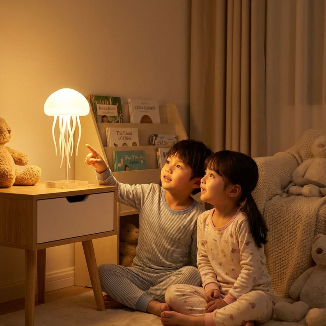 MedusaGlow – Rörlig manetlampa för lugnande stämningsljus