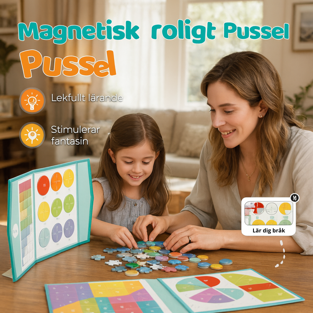 Magnetiskt Mattepussel™ – Se, rör och förstå matte på riktigt