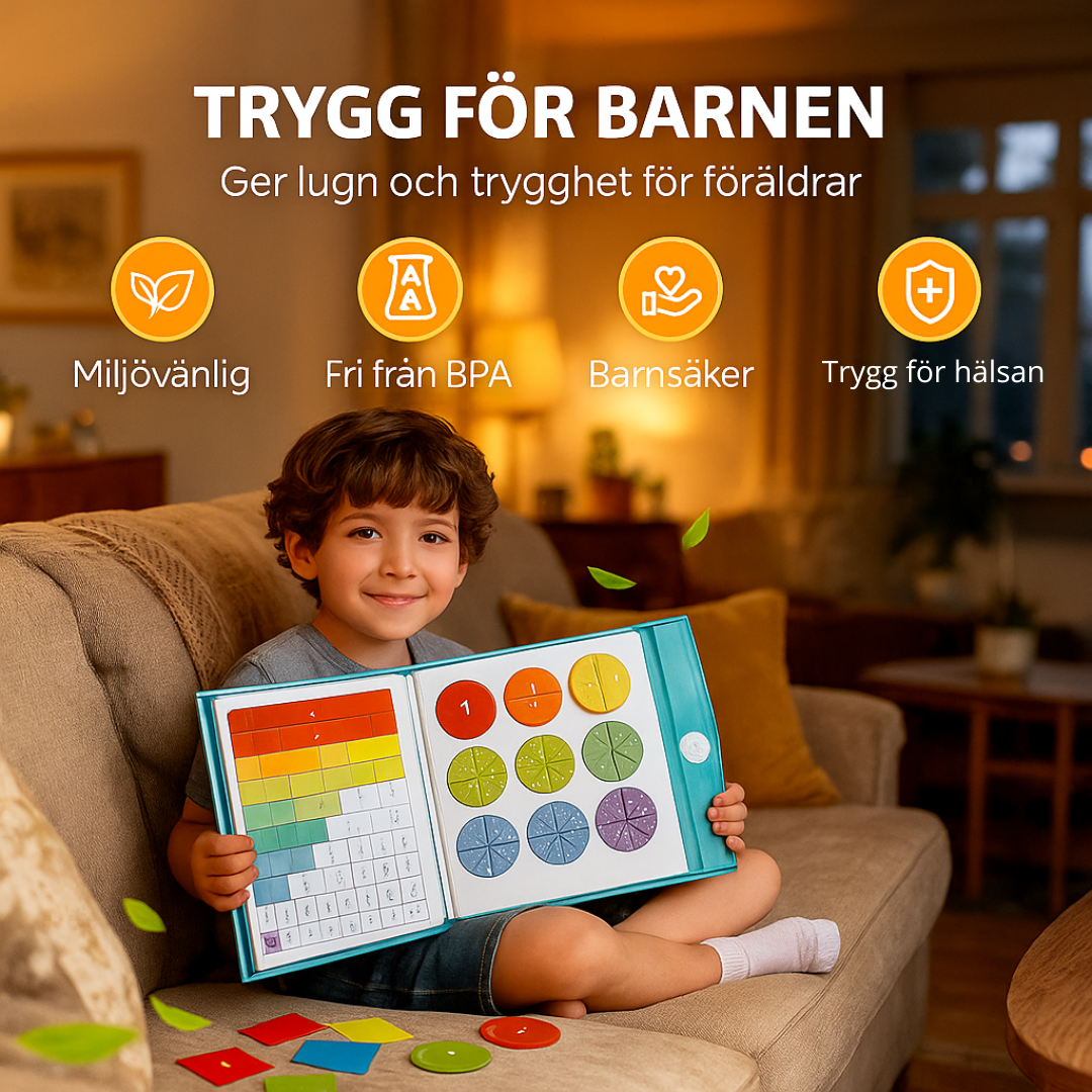 Magnetiskt Mattepussel™ – Se, rör och förstå matte på riktigt