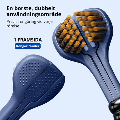 TriBrush 3D™ – Full täckning vid varje borsttag