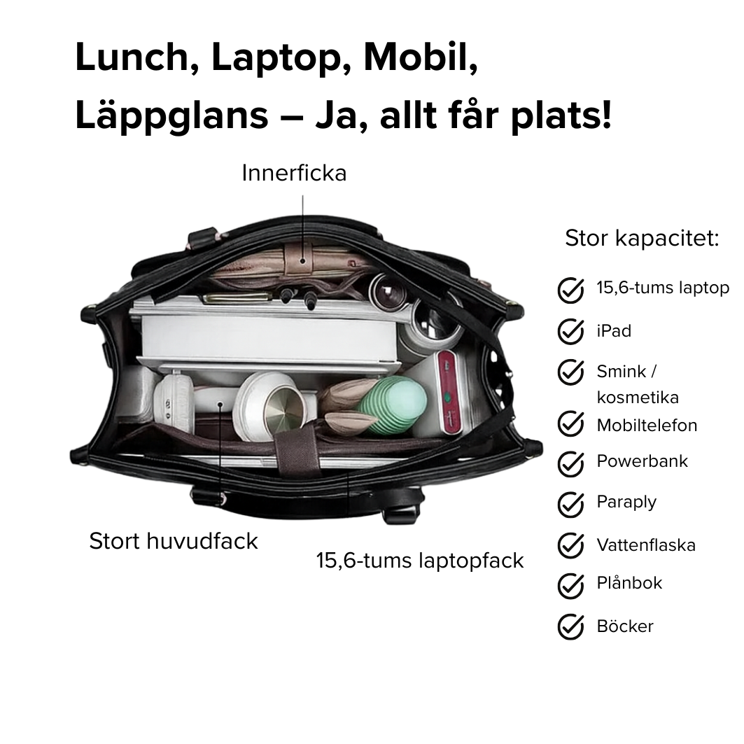 CoolBag Elegance™ – Ser ut som en handväska, kyler som en box