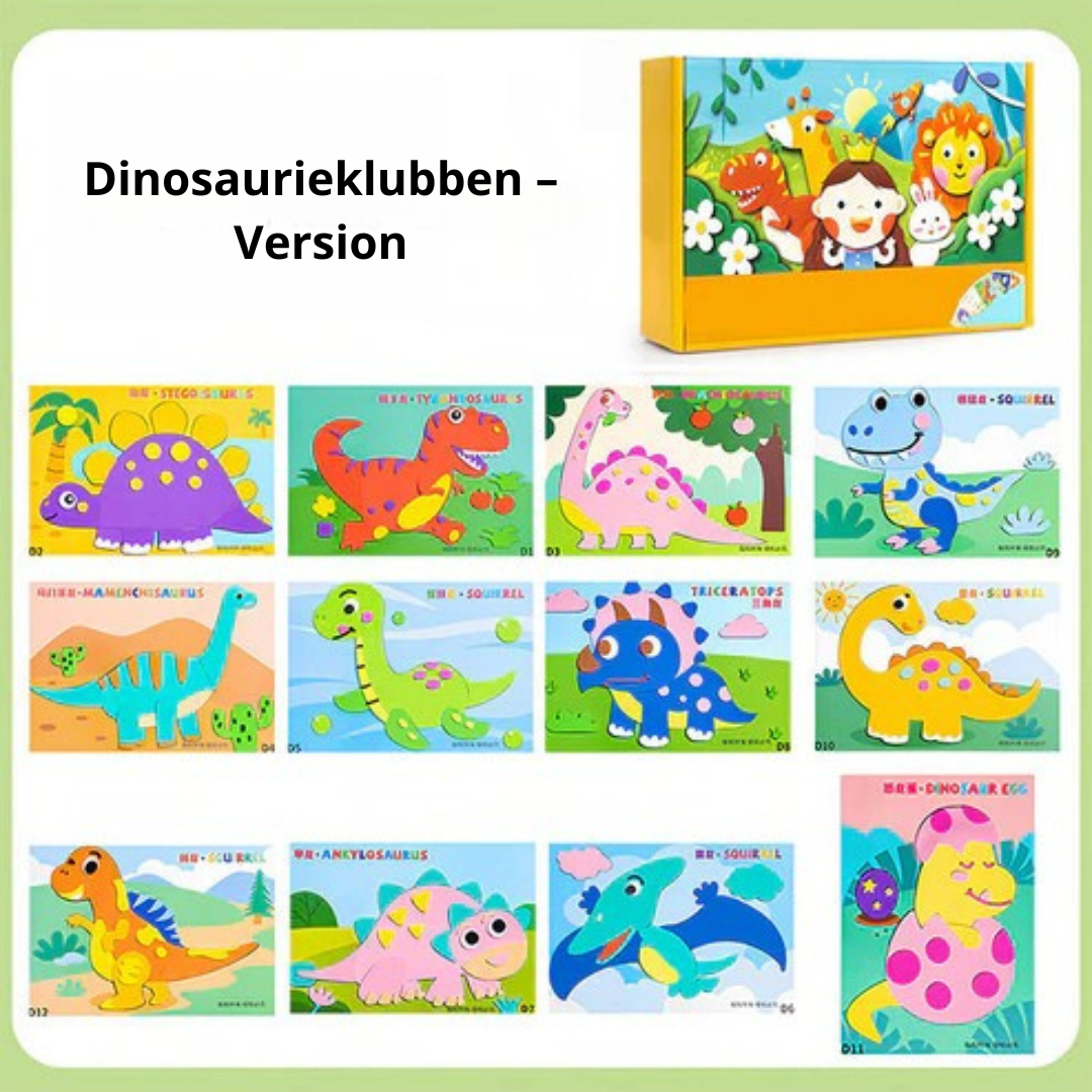 Kreativ 3D-Pyssel™ – Skala, klistra, bygg