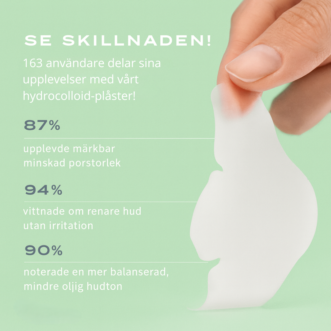 DJUPVERKANDE NÄSPATCH FÖR KLARARE HUD(10 st)