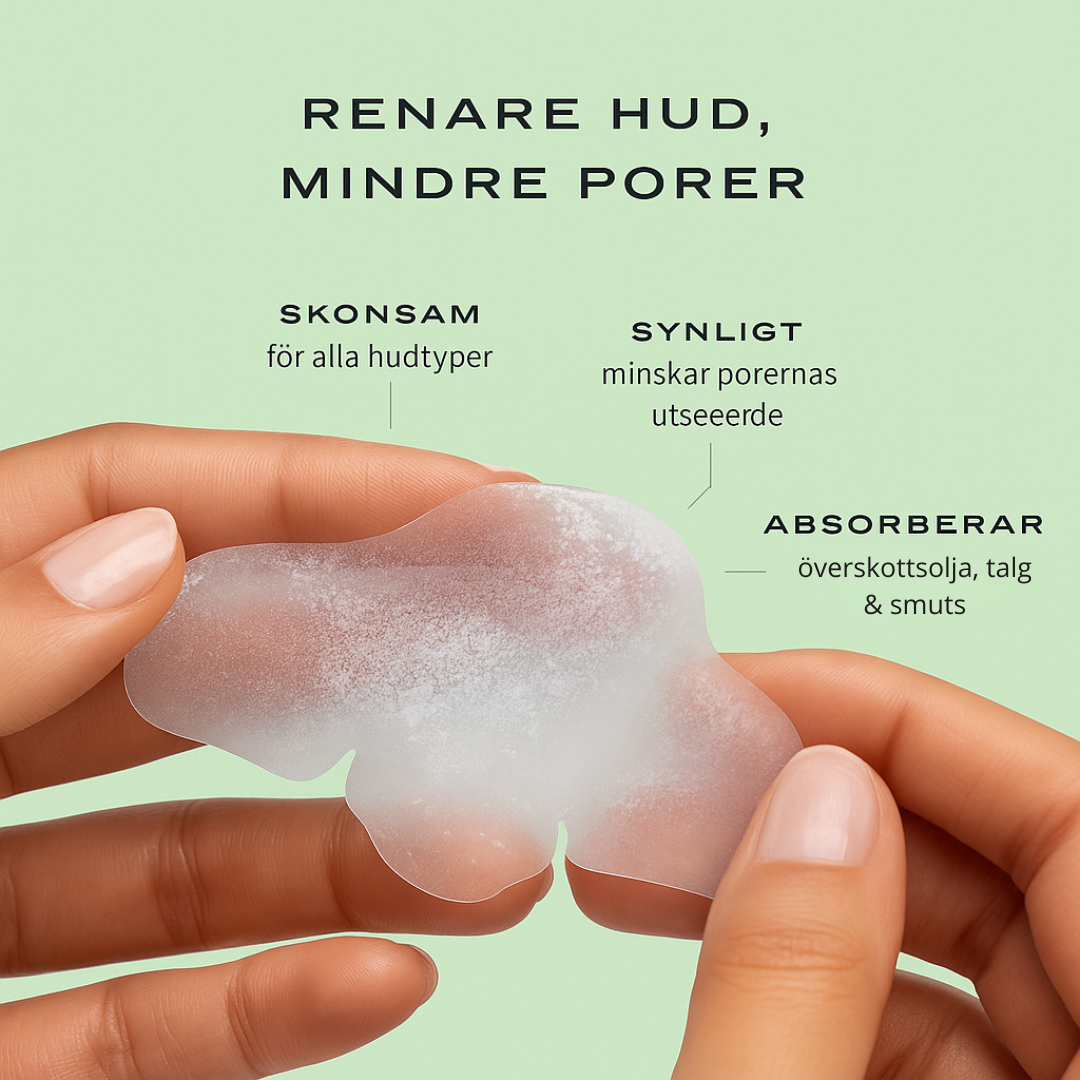 DJUPVERKANDE NÄSPATCH FÖR KLARARE HUD(10 st)