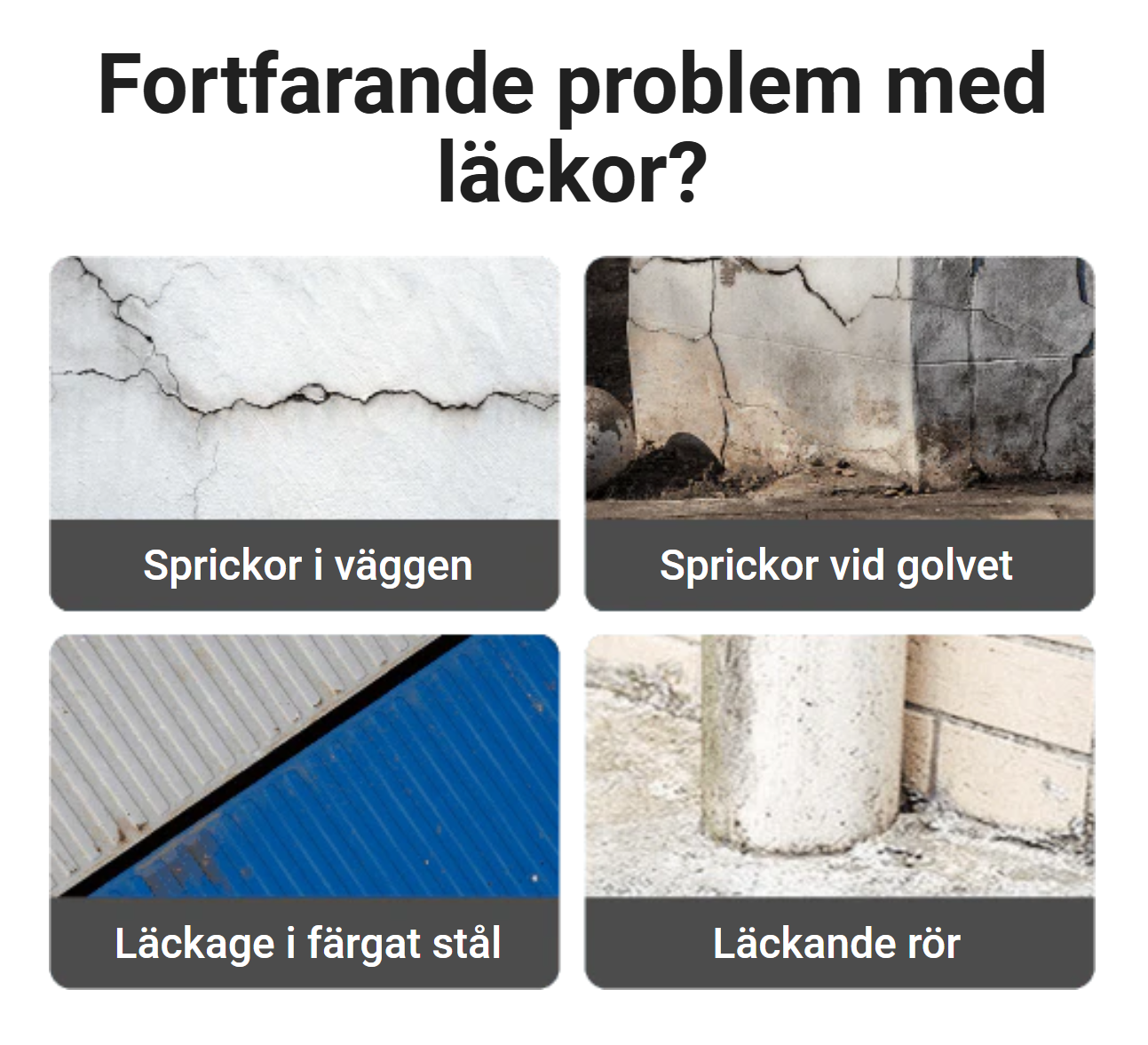 LäckStopp – Stoppa läckan omedelbart