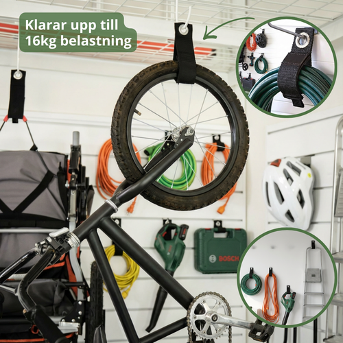 KraftÖgla™ – Håller 16 kg och frigör golvyta