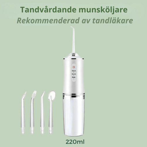 AquaDent™ – Djupgående rengöring där borsten inte räcker