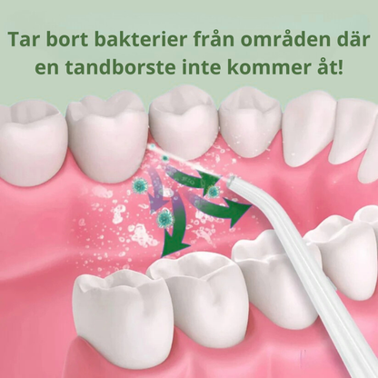 AquaDent™ – Djupgående rengöring där borsten inte räcker