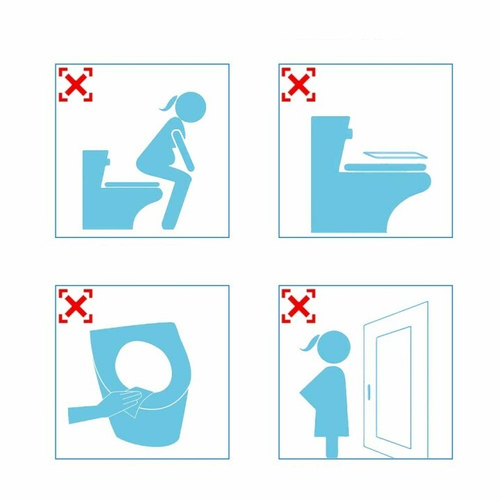 CleanSeat Go™ – Engångs toalettsitsöverdrag(50 st)