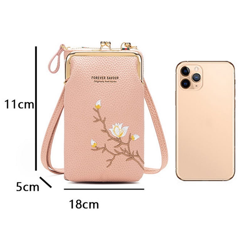 Sling Cross-Body plånbok för kvinnor