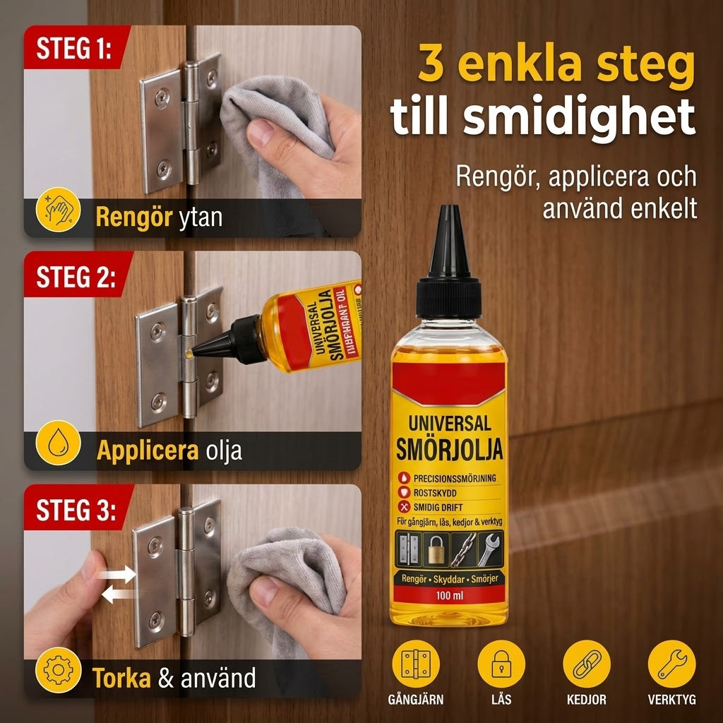 Tysta Gnisslet Direkt – Lös upp rost på sekunder