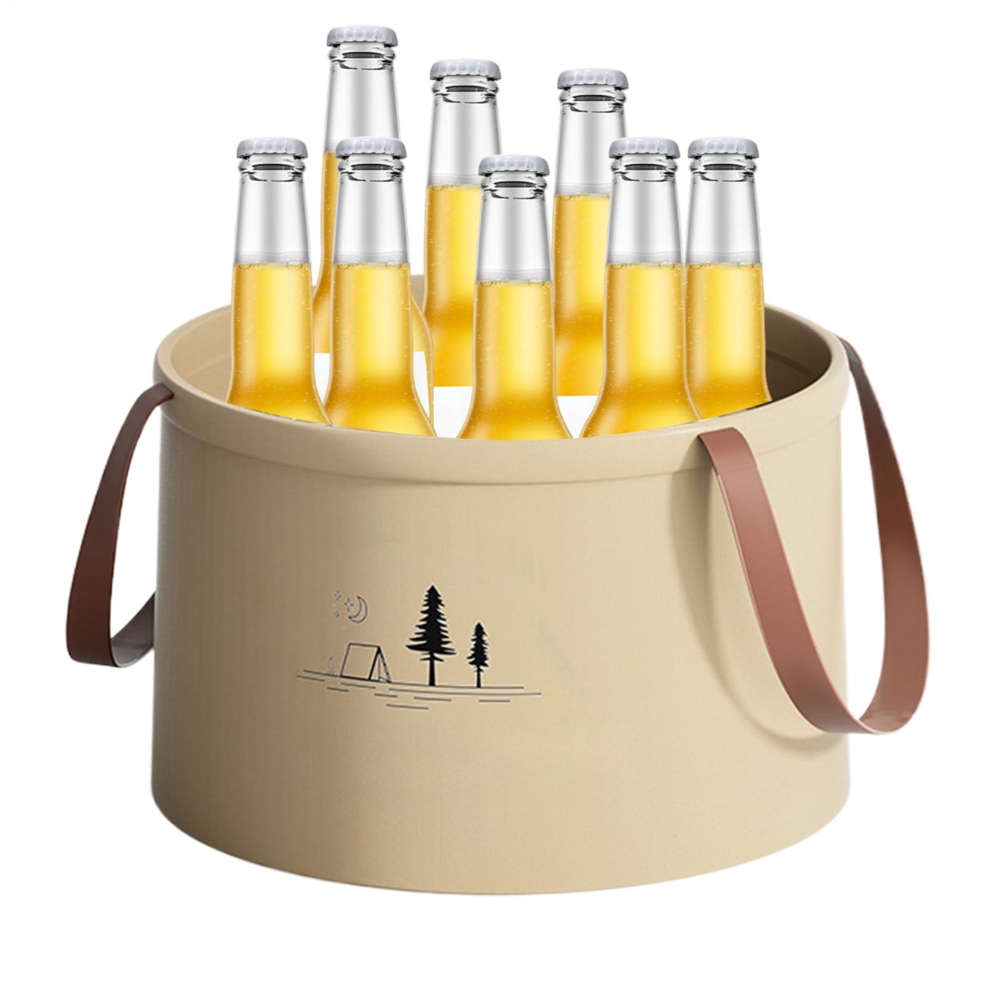 Bärbar hopfällbar hink