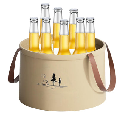 Bärbar hopfällbar hink