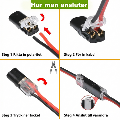 KlickFäst – Säkra kablar utan verktyg