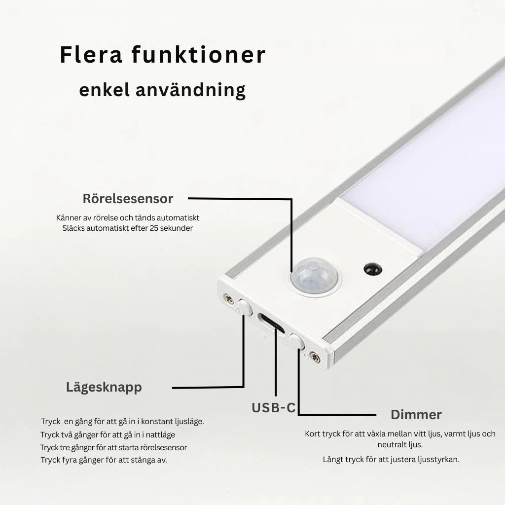 LumoStick™ – Inget borr, ingen sladd – bara ljus