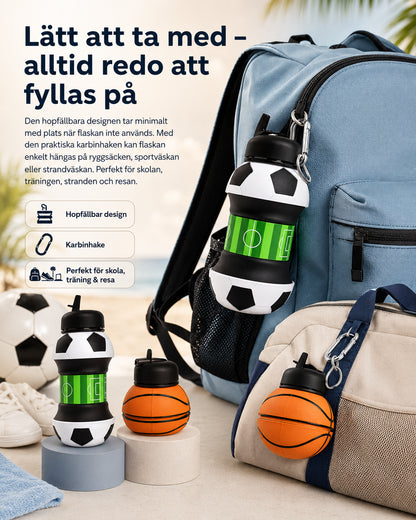 FlexBoll – Hopfällbar sportflaska