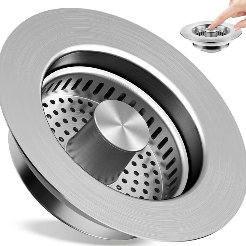 SinkMaster™ – 3-i-1 filter och propp med luktspärr