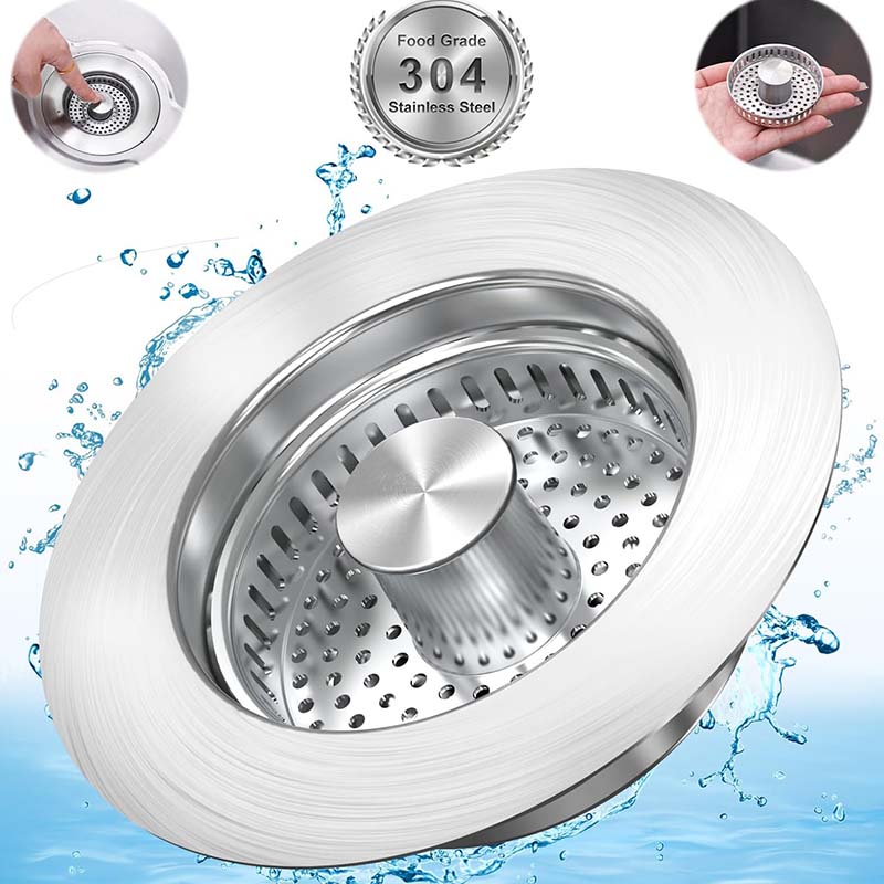 SinkMaster™ – 3-i-1 filter och propp med luktspärr
