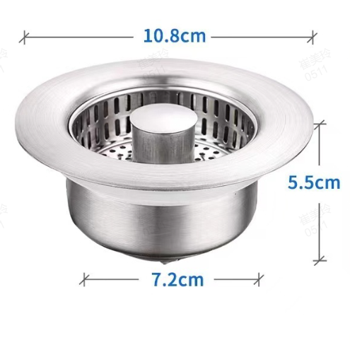 SinkMaster™ – 3-i-1 filter och propp med luktspärr