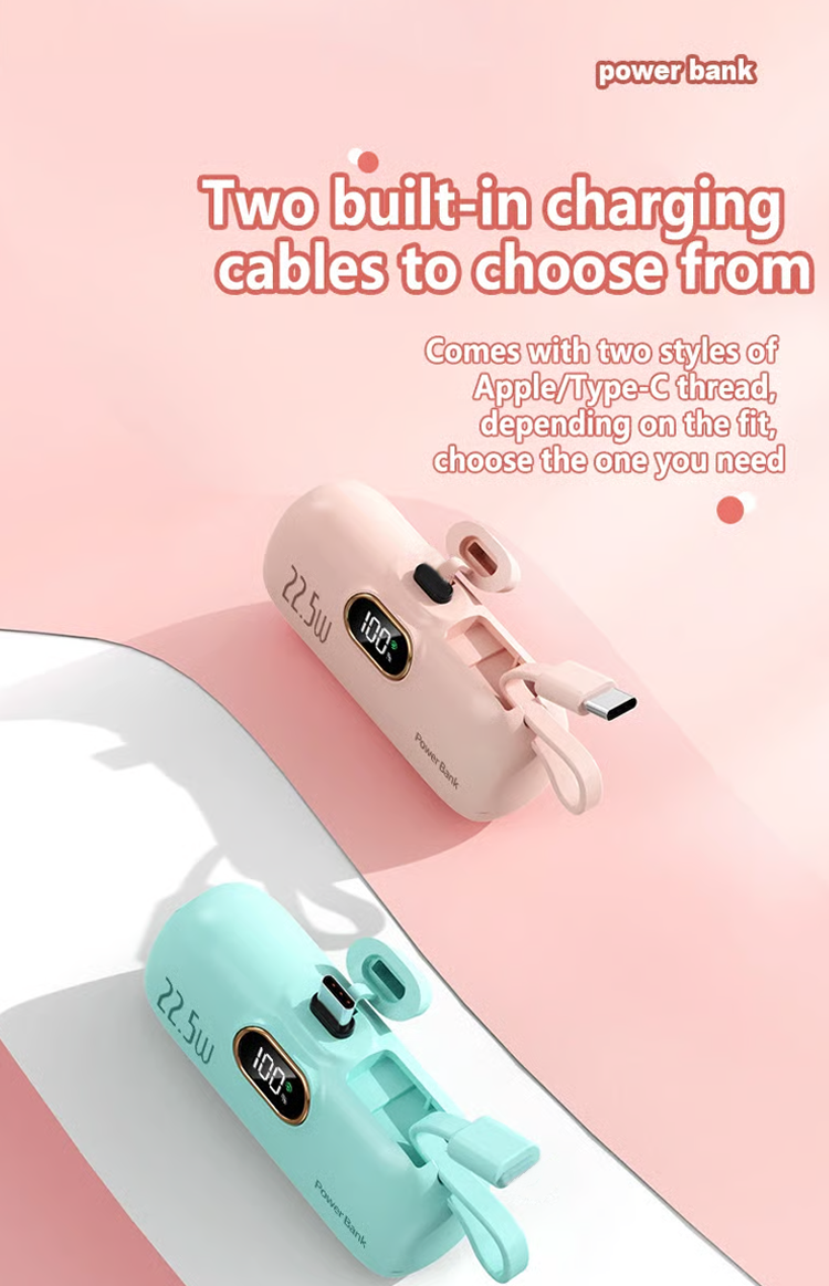 Mini Portabel Powerbank 5000mAh för Telefon