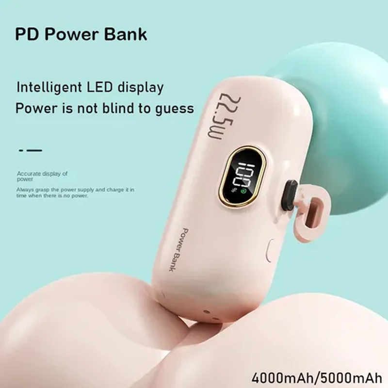 Mini Portabel Powerbank 5000mAh för Telefon