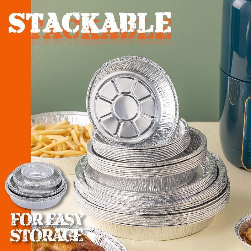 Oliebestendige Aluminiumfolie Blikken Doos (50 stycken)
