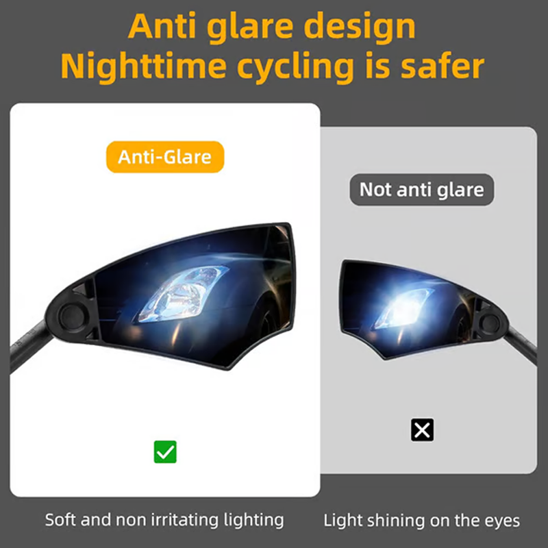 360° Justerbar Backspegel för Cykelstyre